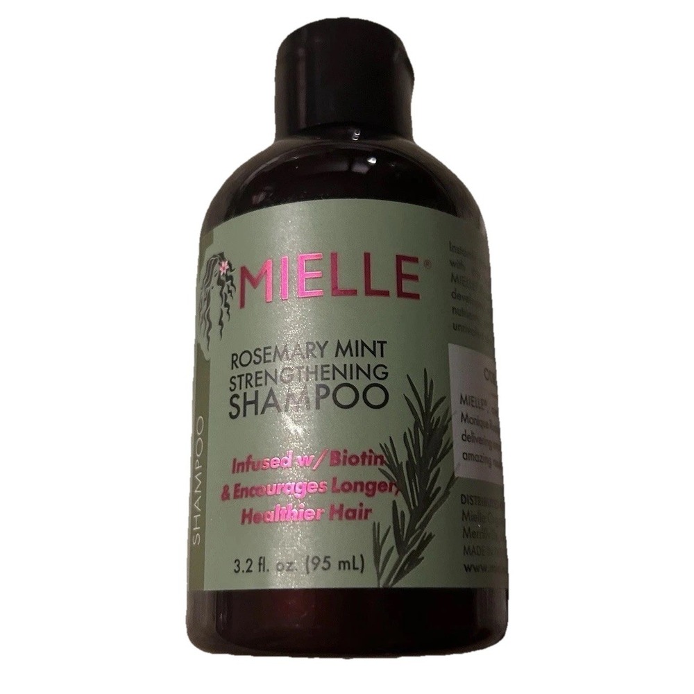 Mielle Rosemary Mint Strengthening  Shampoo Travel Size 3.2 Fl Oz ( Lot Of 4)